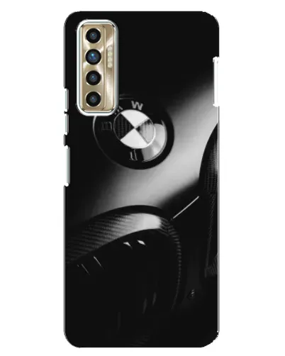 Чехол для TECNO Camon 17P (CG7n) с картинкой «Эмблема BMW — макро»