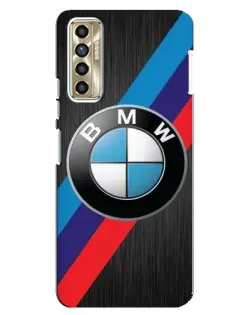 Чехол для TECNO Camon 17P (CG7n) с картинкой «BMW M-stripes стиль»