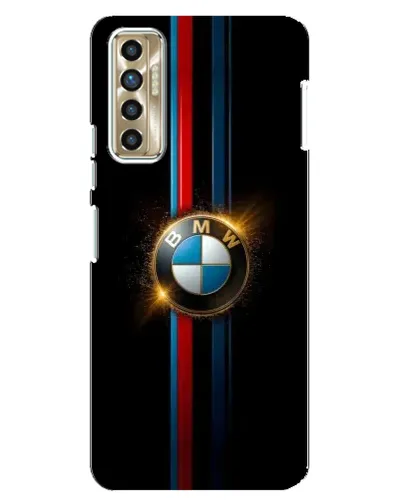 Чехол для TECNO Camon 17P (CG7n) с картинкой «BMW M-Power неон»