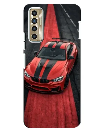 Чехол для TECNO Camon 17P (CG7n) с картинкой «BMW на красной дорожке»