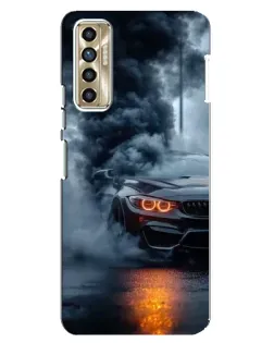 Чехол для TECNO Camon 17P (CG7n) с картинкой «BMW M-Power — абстракция»