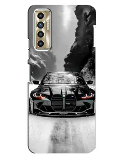 Чехол для TECNO Camon 17P (CG7n) с картинкой «BMW — акварельный дрифт»