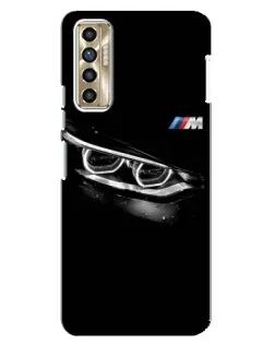 Чехол для TECNO Camon 17P (CG7n) с картинкой «BMW — взгляд тигра»