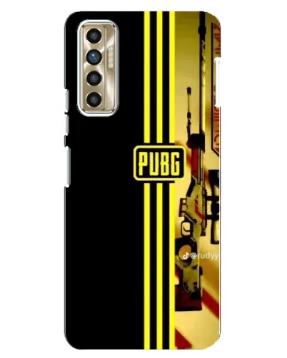 Чехол для TECNO Camon 17P (CG7n) с картинкой «PUBG — камуфляжный шлем»