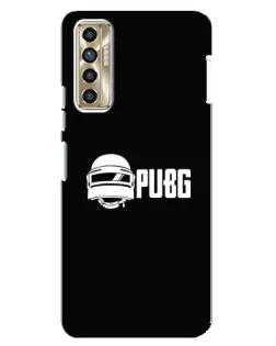 Чехол для TECNO Camon 17P (CG7n) с картинкой «PUBG — классический лого»