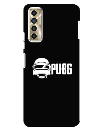 Чехол для TECNO Camon 17P (CG7n) с картинкой «PUBG — классический лого»