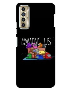 Чохол для TECNO Camon 17P (CG7n) з картинкою «Логотип Among Us»