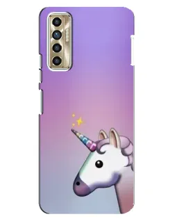 Чехол для TECNO Camon 17P (CG7n) с картинкой «Единорог градиент»