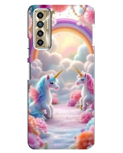 Чехол для TECNO Camon 17P (CG7n) с картинкой «Радуга и единороги» Чехол для TECNO Camon 17P (CG7n) с картинкой «Радуга и единороги»