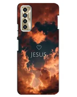 Чехол для TECNO Camon 17P (CG7n) с картинкой «Сияние Имени Jesus» Чехол для TECNO Camon 17P (CG7n) с картинкой «Сияние Имени Jesus»