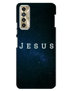 Чехол для TECNO Camon 17P (CG7n) с картинкой «Звездное небо Jesus»