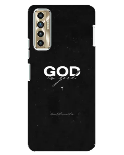 Чехол для TECNO Camon 17P (CG7n) с картинкой «GOD — Бог над всем»