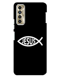 Чехол для TECNO Camon 17P (CG7n) с картинкой «Классический Jesus»