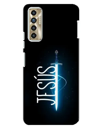 Чехол для TECNO Camon 17P (CG7n) с картинкой «Меч Духа Jesus»