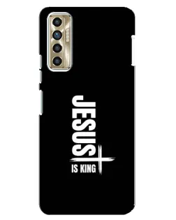 Чехол для TECNO Camon 17P (CG7n) с картинкой «Вертикаль веры Jesus»