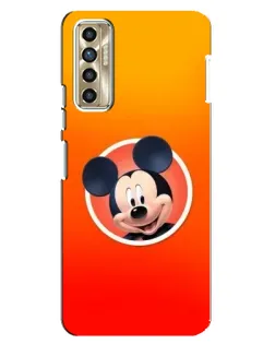 Чехол для TECNO Camon 17P (CG7n) с картинкой «Mickey в круге»