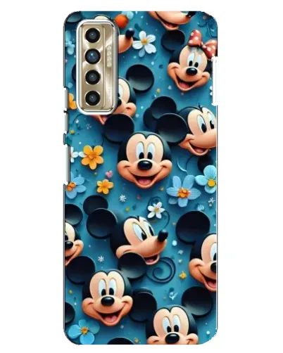 Чехол для TECNO Camon 17P (CG7n) с картинкой «Паттерн Микки и Минни» Чехол для TECNO Camon 17P (CG7n) с картинкой «Паттерн Микки и Минни»