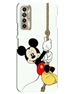 Чохол для TECNO Camon 17P (CG7n) з картинкою «Mickey на канаті»