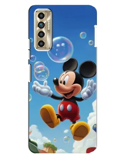 Чехол для TECNO Camon 17P (CG7n) с картинкой «Mickey и мыльные пузыри» Чехол для TECNO Camon 17P (CG7n) с картинкой «Mickey и мыльные пузыри»