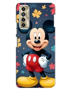 Чехол для TECNO Camon 17P (CG7n) с картинкой «Осенний Mickey Mouse»