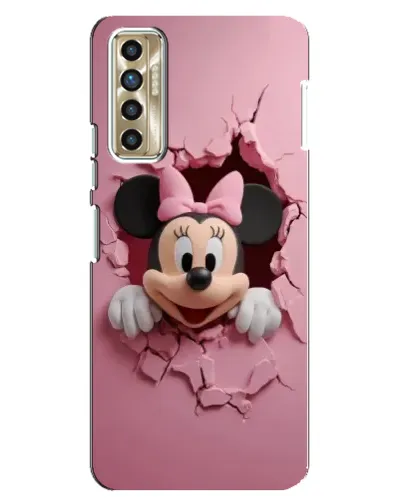 Чехол для TECNO Camon 17P (CG7n) с картинкой «Минни сквозь стену» Чехол для TECNO Camon 17P (CG7n) с картинкой «Минни сквозь стену»