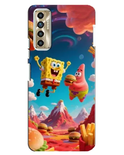 Чехол для TECNO Camon 17P (CG7n) с картинкой «Космический фастфуд» Чехол для TECNO Camon 17P (CG7n) с картинкой «Космический фастфуд»