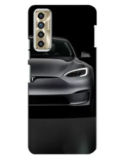 Чохол для TECNO Camon 17P (CG7n) з картинкою «Tesla Model S Look»