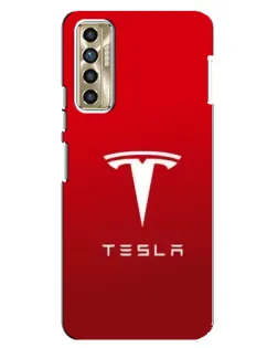 Чохол для TECNO Camon 17P (CG7n) з картинкою «Tesla Red Classic» Чохол для TECNO Camon 17P (CG7n) з картинкою «Tesla Red Classic»