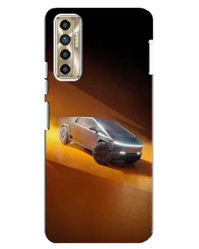 Чохол для TECNO Camon 17P (CG7n) з картинкою «Cybertruck у пустелі»