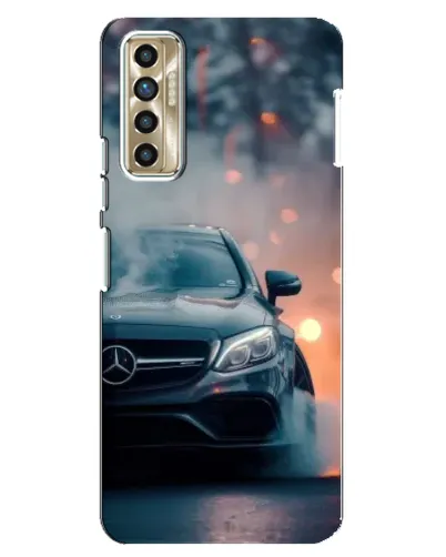 Чехол для TECNO Camon 17P (CG7n) с картинкой «Mercedes — ночной город» Чехол для TECNO Camon 17P (CG7n) с картинкой «Mercedes — ночной город»