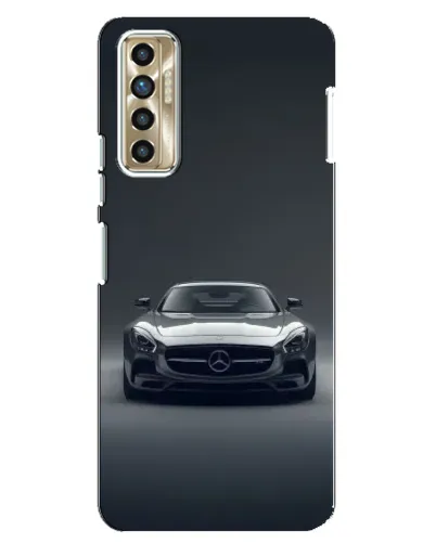 Чехол для TECNO Camon 17P (CG7n) с картинкой «Mercedes на черном» Чехол для TECNO Camon 17P (CG7n) с картинкой «Mercedes на черном»