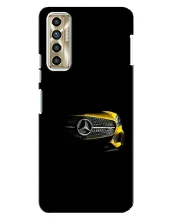 Чехол для TECNO Camon 17P (CG7n) с картинкой «Mercedes — ретро стиль»