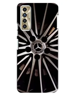 Чехол для TECNO Camon 17P (CG7n) с картинкой «Диск Mercedes»