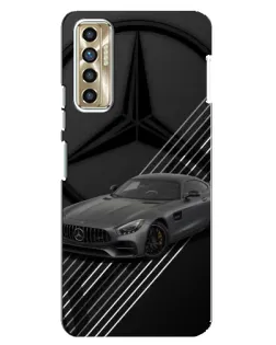 Чехол для TECNO Camon 17P (CG7n) с картинкой «Mercedes AMG — графика»