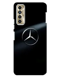 Чехол для TECNO Camon 17P (CG7n) с картинкой «Mercedes на металле» Чехол для TECNO Camon 17P (CG7n) с картинкой «Mercedes на металле»