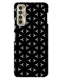 Чехол для TECNO Camon 17P (CG7n) с картинкой «Mercedes паттерн звезд» Чехол для TECNO Camon 17P (CG7n) с картинкой «Mercedes паттерн звезд»