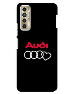 Чохол для TECNO Camon 17P (CG7n) з картинкою «Логотип Audi Heart» Чохол для TECNO Camon 17P (CG7n) з картинкою «Логотип Audi Heart»