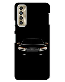 Чохол для TECNO Camon 17P (CG7n) з картинкою «Audi — нічний контур»