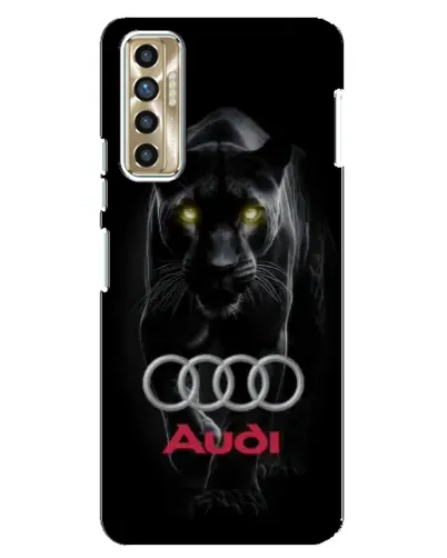 Чохол для TECNO Camon 17P (CG7n) з картинкою «Пантера та Audi» Чохол для TECNO Camon 17P (CG7n) з картинкою «Пантера та Audi»