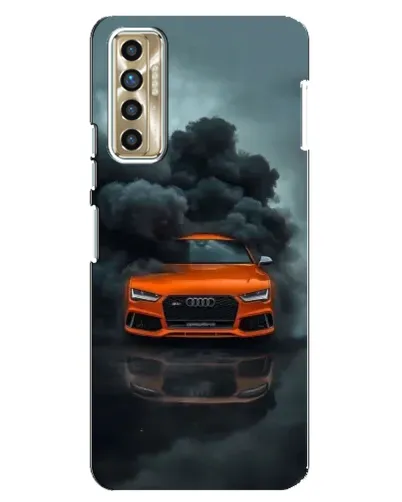 Чохол для TECNO Camon 17P (CG7n) з картинкою «Audi у хмарах диму» Чохол для TECNO Camon 17P (CG7n) з картинкою «Audi у хмарах диму»
