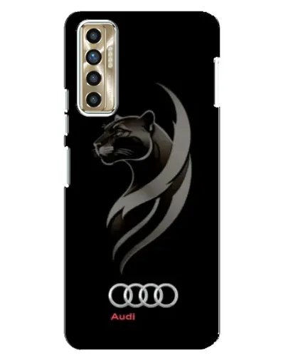 Чохол для TECNO Camon 17P (CG7n) з картинкою «Графіка — пантера та Audi» Чохол для TECNO Camon 17P (CG7n) з картинкою «Графіка — пантера та Audi»