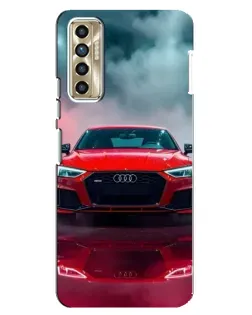Чохол для TECNO Camon 17P (CG7n) з картинкою «Audi RS — червоний стиль»