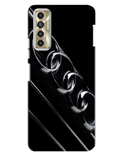 Чохол для TECNO Camon 17P (CG7n) з картинкою «Audi — абстрактні кільця» Чохол для TECNO Camon 17P (CG7n) з картинкою «Audi — абстрактні кільця»