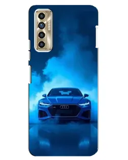 Чохол для TECNO Camon 17P (CG7n) з картинкою «Audi — блакитна енергія»