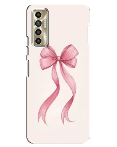 Чохол для TECNO Camon 17P (CG7n) з картинкою «Рожевий бант»