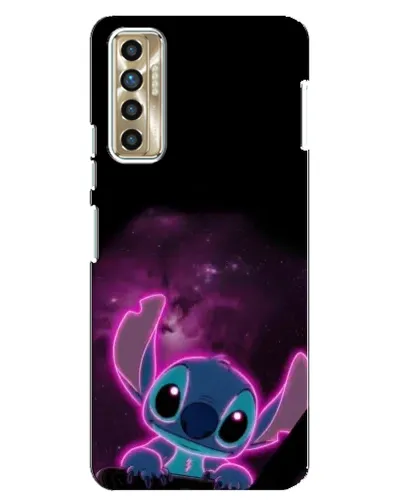 Чехол для TECNO Camon 17P (CG7n) с картинкой «Неоновый Stitch»