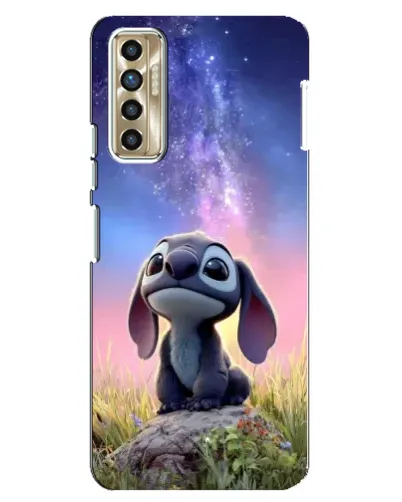 Чехол для TECNO Camon 17P (CG7n) с картинкой «Стич на рассвете»