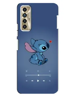 Чехол для TECNO Camon 17P (CG7n) с картинкой «Музыкальный Stitch»