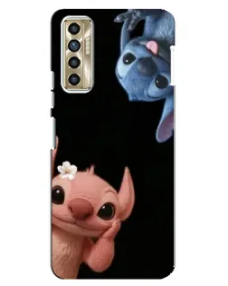 Чехол для TECNO Camon 17P (CG7n) с картинкой «Фиолетовый туман роз»