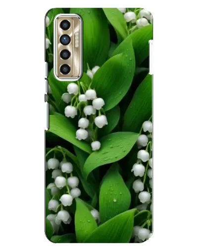 Чехол для TECNO Camon 17P (CG7n) с картинкой «Ландыши в зелени»